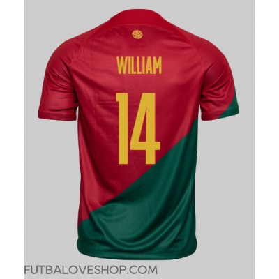 Dres Portugalsko William Carvalho #14 Domáci MS 2022 Krátky Rukáv